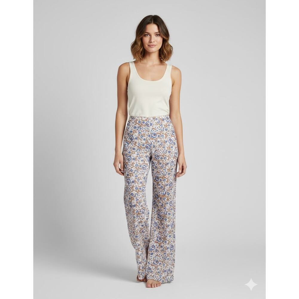 B51 Alix of Bohemia Charlie Flare‎ Pant Floral XS Wide Leg Retro 70s Festival